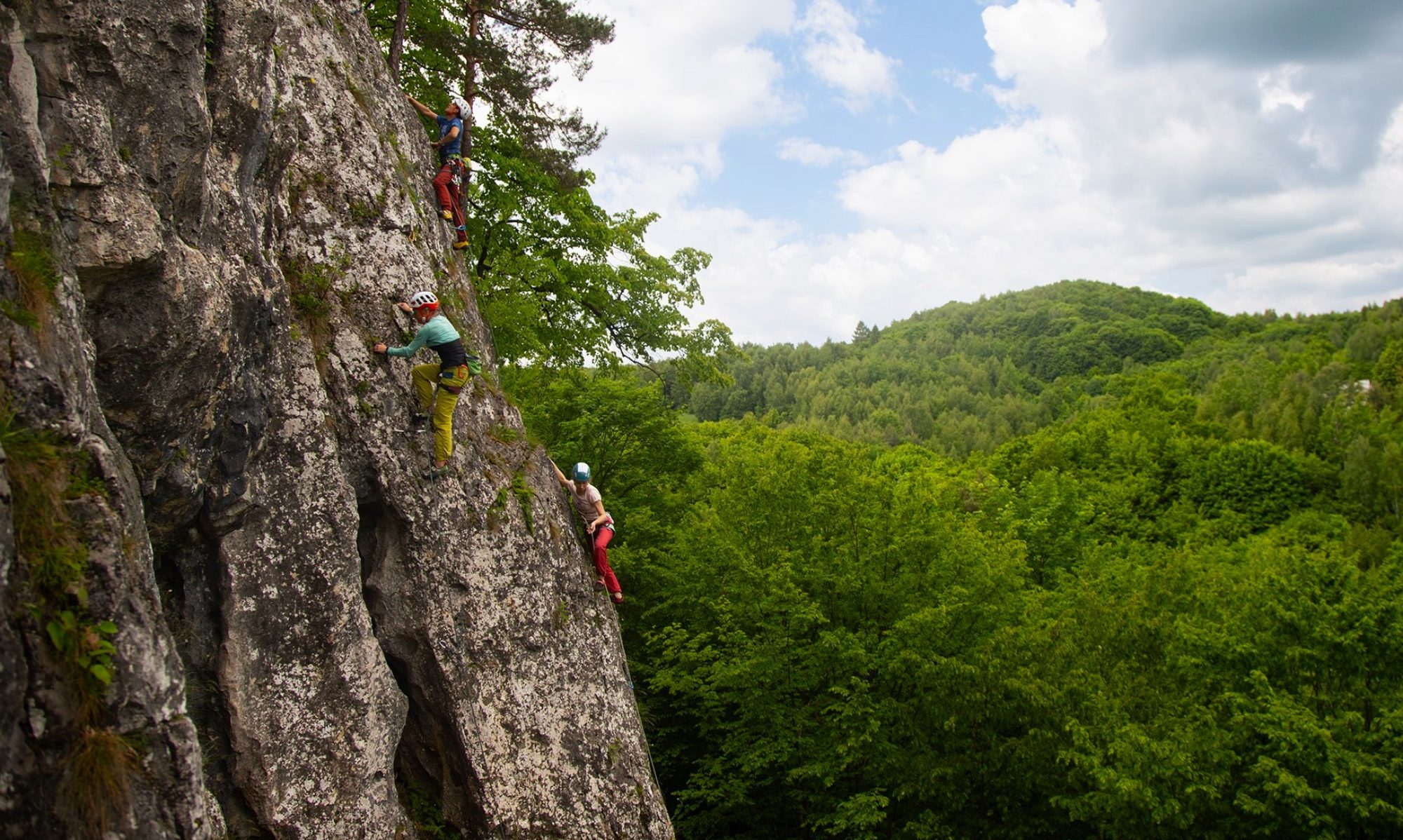 climbers on the wall during MAS in 2025